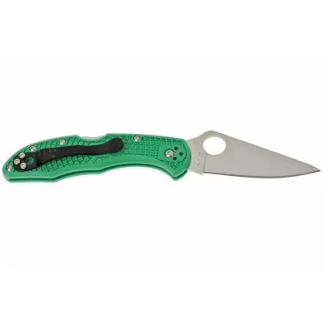 Нож Spyderco Delica 4 Flat Ground ACX 390 Green (C11FPGR) - изображение 2