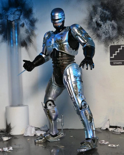 NECA 1/4 ビッグサイズ　ロボコップ　　大型フィギュア Фигурка Робокоп с Креслом и Аксессуарами RoboCop Ultimate Battle