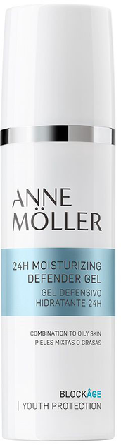 Żel do twarzy Anne Moller Blockage 24h Moisturizing Defender 50 ml (8058045421535) - obraz 1