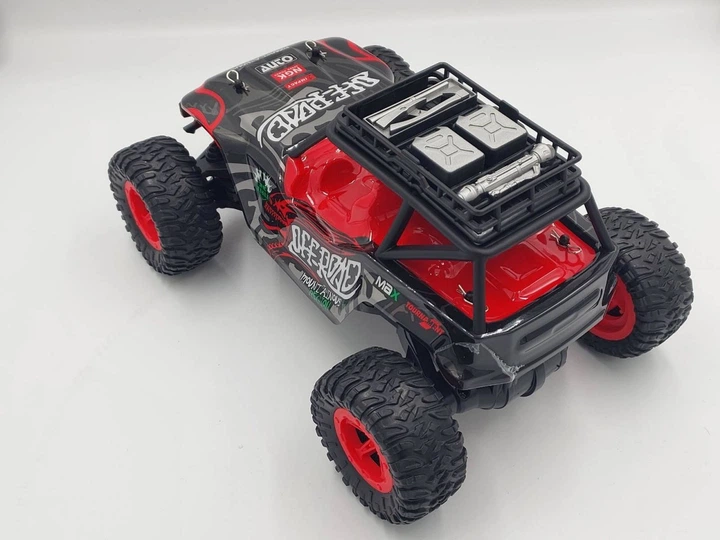 Джип на радиоуправлении Limo Toy М 5533 27 см Черный с красным - изображение 3