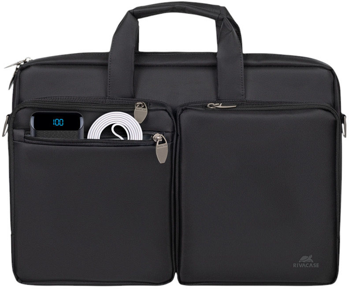 Сумка Rivacase 8550 Tiergarten 17.3“ bag Black (8550BLACK) - зображення 5