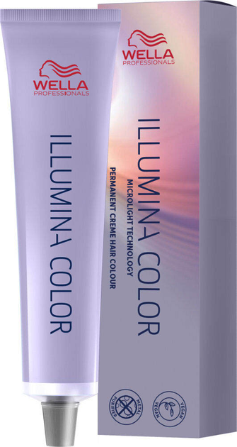 Krem farba do włosów Wella Professional Permanent Illumina Color Microlight Technology Medium Gold Ash Blonde 7.31 60 ml (8005610542393) - obraz 1