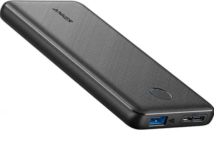 Повербанк Anker 313 Power Bank Core Slim 10000mAh Чорний - Фото 1 Повербанк Anker 313 Power Bank Core Slim 10000mAh Чорний - зображення 1