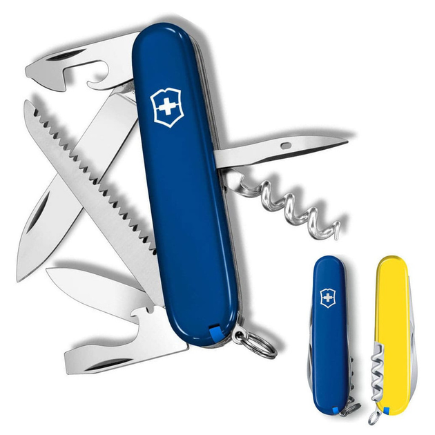 Ніж Victorinox Camper Ukraine 91 мм Синьо-жовтий (1.3613.2.8) - зображення 2