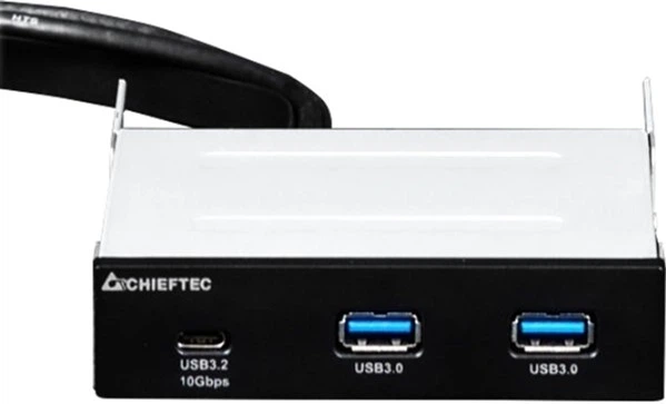 Hub USB Chieftec MUB-3003C do 3.5", 2xUSB3.1 Gen.1, 1xUSB3.1 Gen.2 Type-C (MUB-3003C-Chieftec) - obraz 2