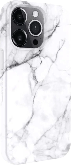 Панель Evelatus Premium Silicone Case Customized Print Marble для Apple iPhone 14 Pro Max White (4752192063092) - зображення 1