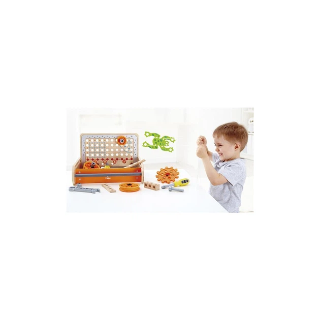 Конструктор Hape Junior Inventor Інструменти для експериментів 32 елемента (E3029) (BR817546714) - зображення 3