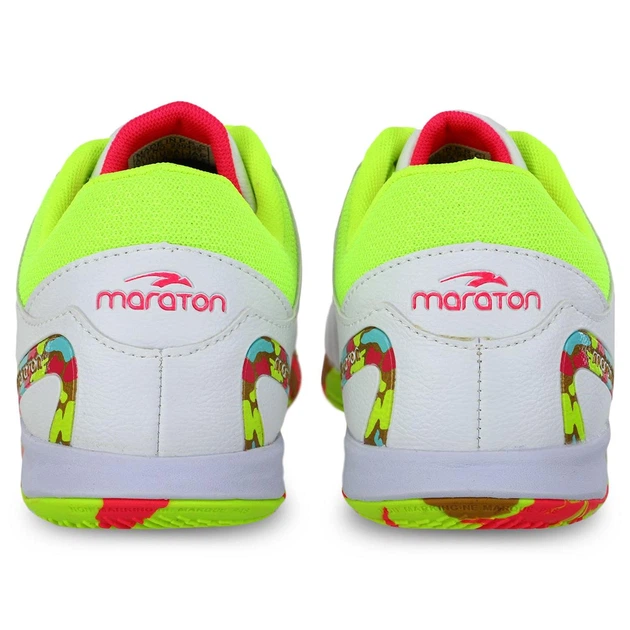 Обувь для футзала мужская Maraton 230439-1 размер 44 White-Neon Green - Фото 5 Обувь для футзала мужская Maraton 230439-1 размер 44 White-Neon Green - изображение 5