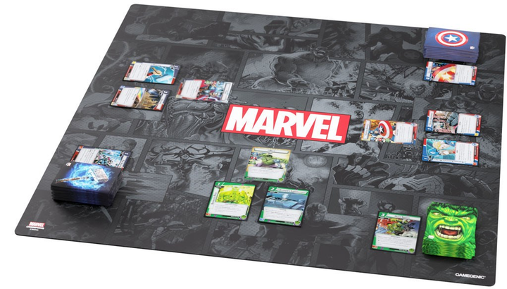 Mata do gry Gamegenic Marvel Champions czarna gumowa (4251715412633) - obraz 5