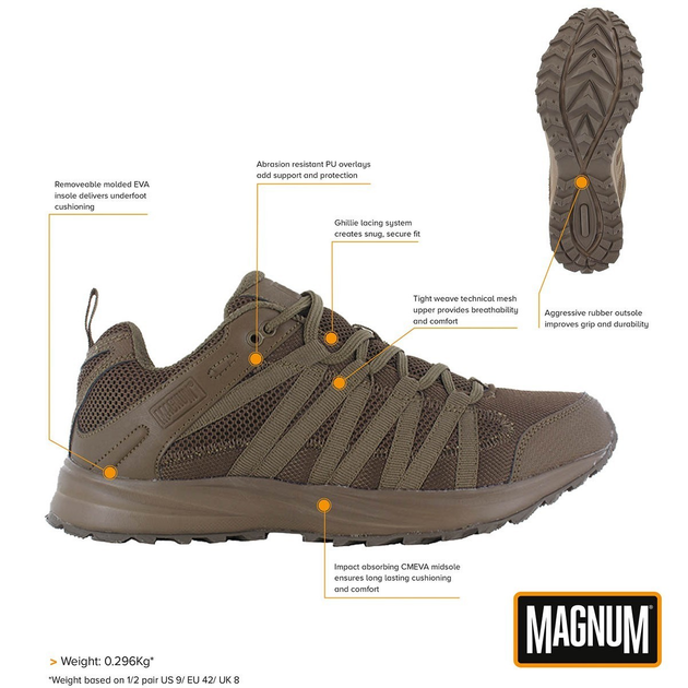 Тактичні Кросівки Magnum Storm Trail Lite Coyote 39 - изображение 2