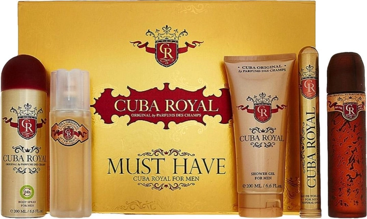 Zestaw prezentowy męski Cuba Original Cuba Royal Must Have 5 szt (5425017737162) - obraz 1