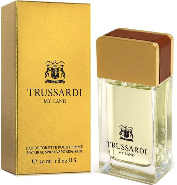 Woda toaletowa męska Trussardi My Land 30 ml (8011530830007) - obraz 1