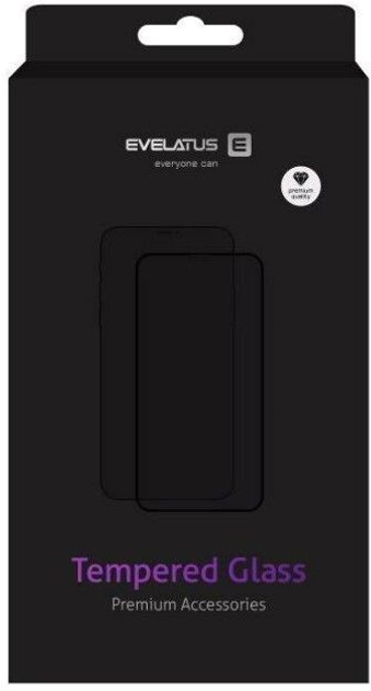 Szkło ochronne Evelatus 3D Full Cover Corning Gorilla Glass Anti-Static 10X Stronger do Apple iPhone 13/13 Pro/14 Black (EAI14CGGA) - obraz 1