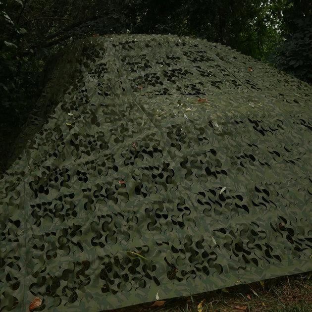 Маскирующая сетка Militex 3х2,5м Камуфляж Зеленая Kiborg (площадь 7,5 кв.м.) (9088) - изображение 2