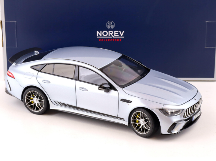 AMG GT 63 1/10スケール 高級ディスプレイモデル Модель автомобіля Mercedes-Benz-AMG GT 63 S 4MATIC+ (X290) Silver