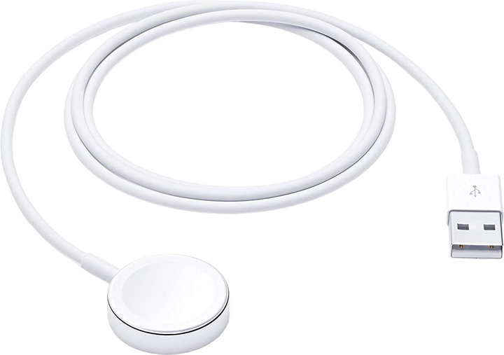Kabel do ładowania Apple Watch Magnetic Charger USB-A White (MU9G2) - obraz 1