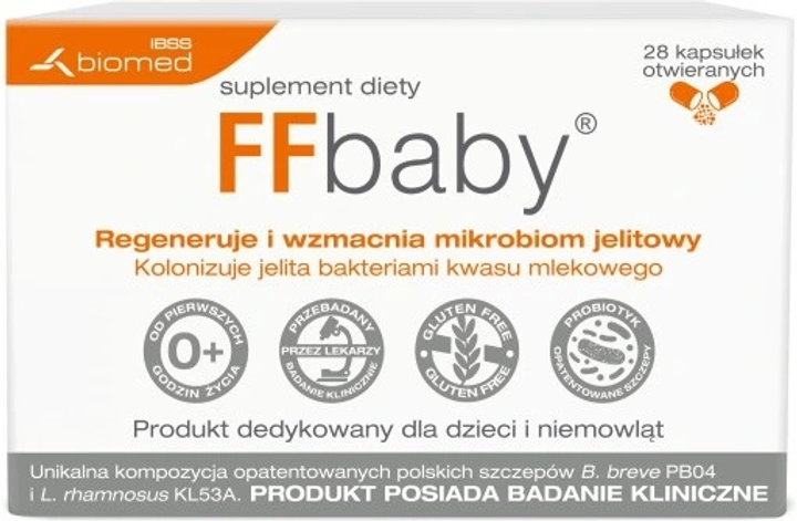 Suplement diety Ibss Biomed FFbaby 28 caps (5905179571854) - obraz 1