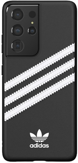 Панель Adidas OR для Samsung Galaxy S21 Ultra Black/White (8718846090797) - зображення 1