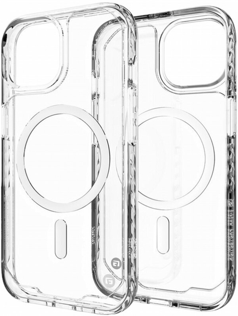 Etui plecki CLCKR Diamond Magsafe do Apple iPhone 15 Transparent (4251993301186) - obraz 1