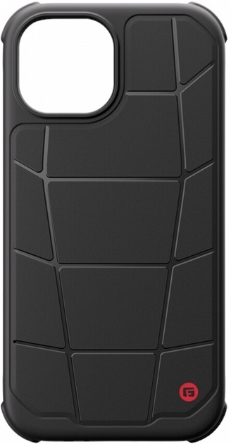 Etui plecki CLCKR Force Magsafe do Apple iPhone 15 Black/Red (4251993301384) - obraz 1