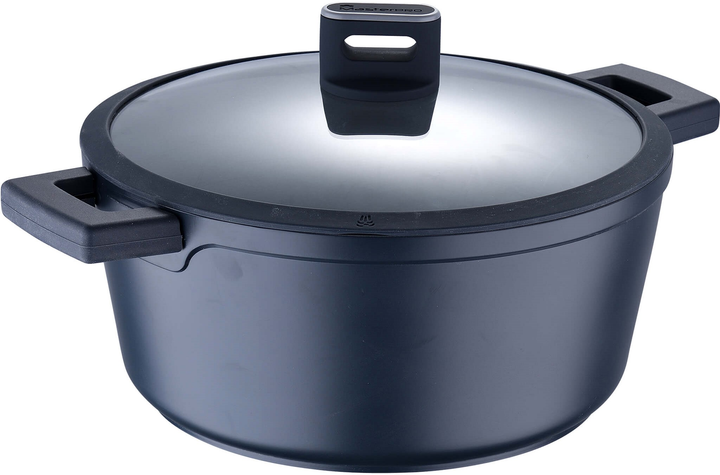Кастрюля с крышкой MasterPro Indigo 28 см 3 л (BGMP-7980) 