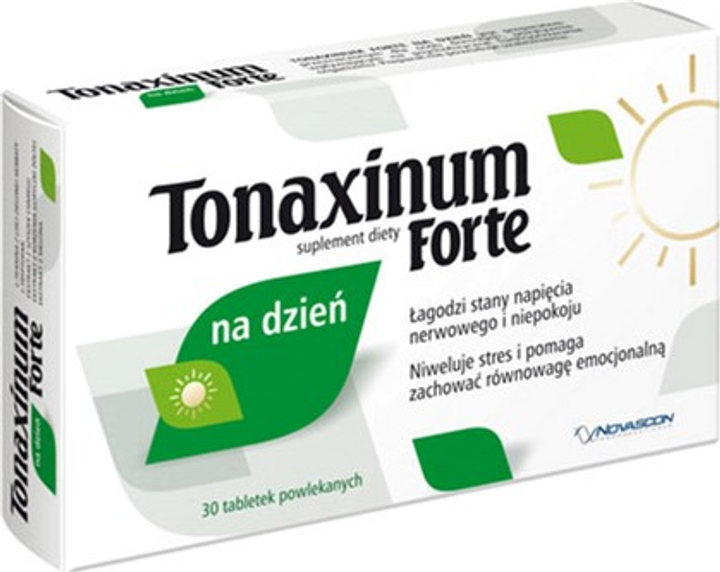 Kompleks aminokwasów Novascon Tonaxinum Forte Per Day 30 tabs (5907461319250) - obraz 1