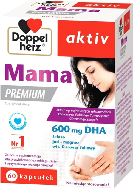 Вітамінно-мінеральний комплекс Queisser Pharma Doppelherz Aktiv Mama Premium 60 капсул (4009932577952) - зображення 1
