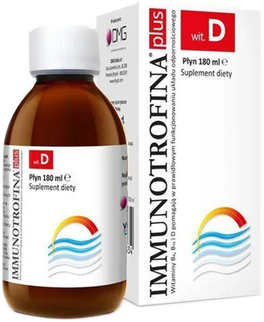 Вітамінно-мінеральний комплекс Vitamed Immunotrofina Plus Vitamin D 180 мл (8034125181834) - зображення 1