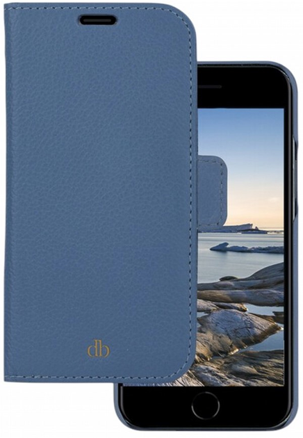 Etui z klapką Dbramante1928 New York do Apple iPhone 7/8/SE 2020/SE 2022 Ultra Marine blue (5711428055095) - obraz 3