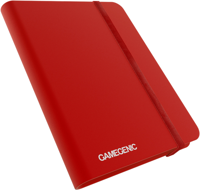 Альбом для карток Gamegenic Casual Album 8-кишень із застібкою на гумці Red (4251715404478) - зображення 4