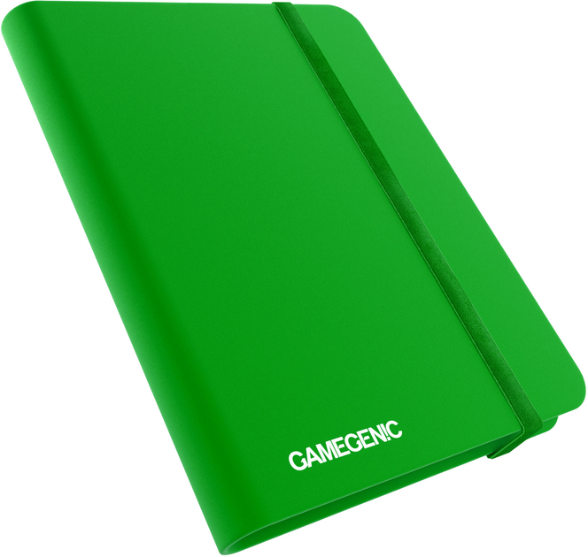 Альбом для карток Gamegenic Casual Album 8-кишень із застібкою на гумці Green (4251715404492) - зображення 4