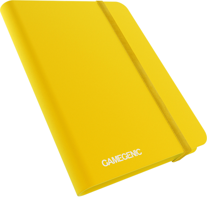 Альбом для карток Gamegenic Casual Album 8-кишень із застібкою на гумці Yellow (4251715404591) - зображення 4