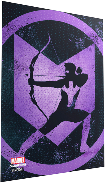 Сорочки для карт Gamegenic до гри Marvel Champions Art Sleeves 66 x 92 мм Hawkeye 50 + 1 шт (4251715411841) - зображення 5