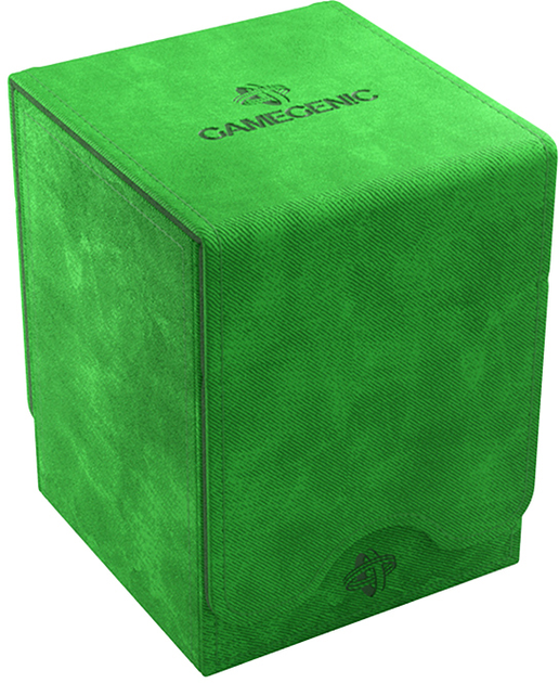 Pudełko na karty Gamegenic Squire 100+ XL Convertible 7.8 x 9.6 x 10.4 cm Green (4251715412084) - obraz 1