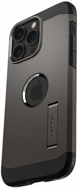 Etui plecki Spigen Tough Armor MagFit do Apple iPhone 15 Pro Gun Metal (8809896750639) - obraz 2