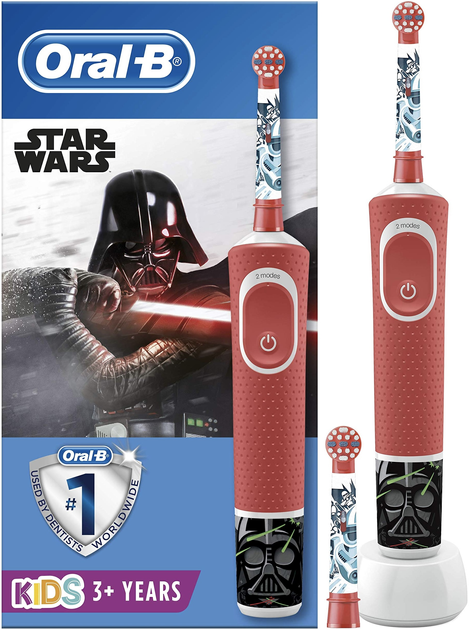 Електрична зубна щітка Oral-b Braun Vitality 100 Kids 3+ Star Wars + Brush Head (4210201241331) - зображення 1