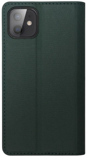 Etui z klapką Xqisit Slim Wallet do Apple iPhone 12 mini Green (4029948098616) - obraz 2