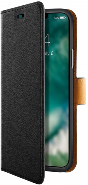 Etui z klapką Xqisit Slim Wallet do Apple iPhone 13 Pro Black (4029948206035) - obraz 1