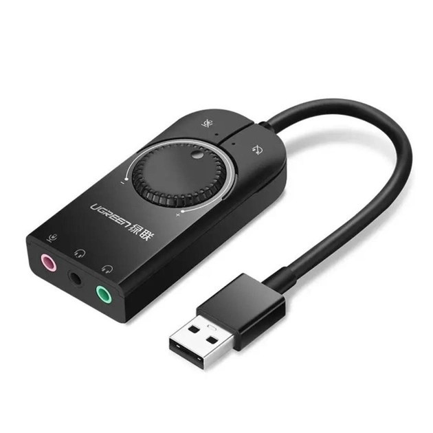 Звуковая карта UGREEN CM129 USB External Stereo Sound Adapter 15 см (UGR-40964) - изображение 1
