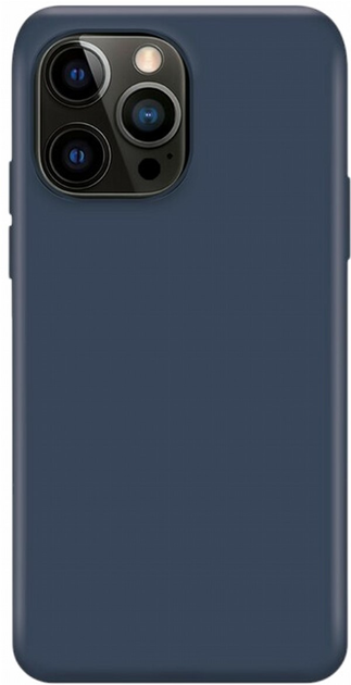 Etui plecki Xqisit Silicone Case do Apple iPhone 14 Pro Blue (4029948219769) - obraz 1