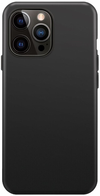 Etui plecki Xqisit Silicone Case MagSafe do Apple iPhone 14 Pro Max Black (4029948219707) - obraz 2