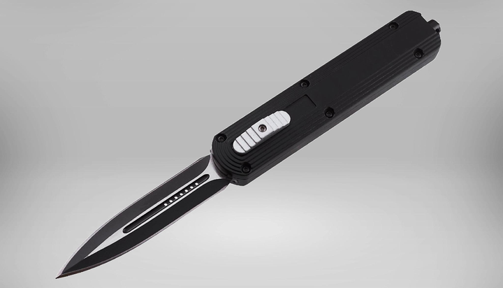 Нож Выкидной Фронтальный BLACK 177-1 Долговечный механизм Сталь 440C - изображение 2