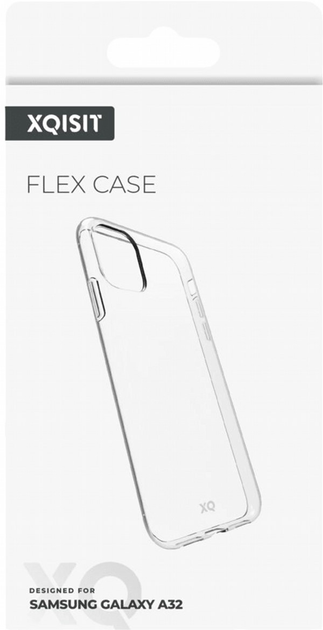 Etui plecki Xqisit Flex Case do Samsung Galaxy A32 4G Clear (4029948201955) - obraz 2