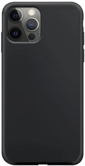 Etui plecki Xqisit Eco Flex Case do Apple iPhone 12 Pro Max Black (4029948098449) - obraz 1