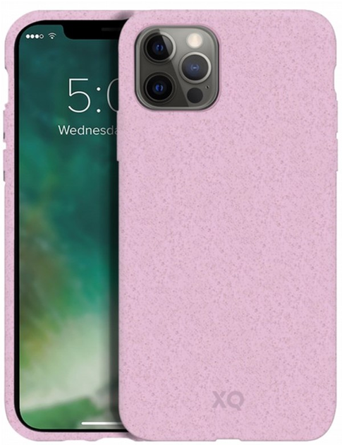 Etui plecki Xqisit Eco Flex Case do Apple iPhone 12/12 Pro Cherry Blossom Pink (4029948098869) - obraz 1