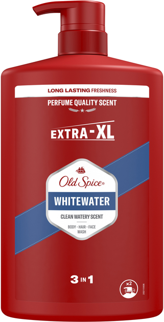 Гель для душу + шампунь Old Spice 3-в-1 Whitewater 1000 мл (8006540818862) - зображення 2
