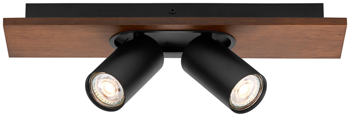 Светильник спотовый LEDVANCE SPOT DECOR SPOT MERCURY 2X3,4W 2700K 460Lm GU10 черный (4058075828063) - изображение 4