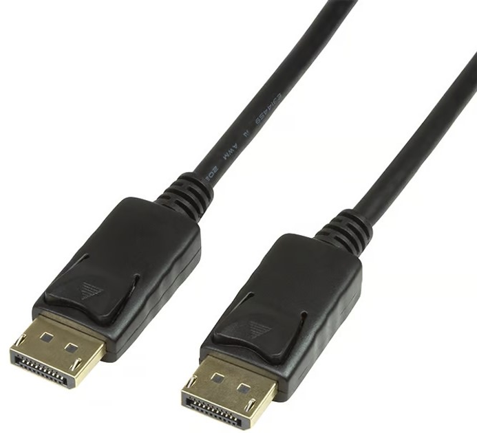 Кабель Logilink DisplayPort – DisplayPort 1.2, 7.5 м Black (4052792045581) - зображення 1