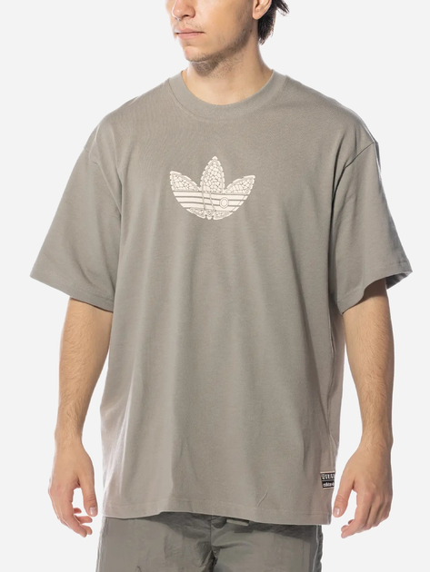 Koszula bawełniana długa męska Adidas Originals IV9694 L Beżowa (4067886992429) - obraz 1