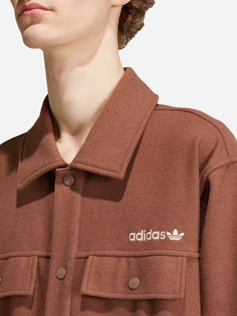 Kurtka wiosenna męska adidas IS2044 L Brązowa (4066757792373) - obraz 4